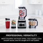 Mega Kitchen System, 72 oz. Pitcher, 8-Cup Food Processor, 16 oz. Single Serve Cup, 1500-Watt, Black - Image 10
