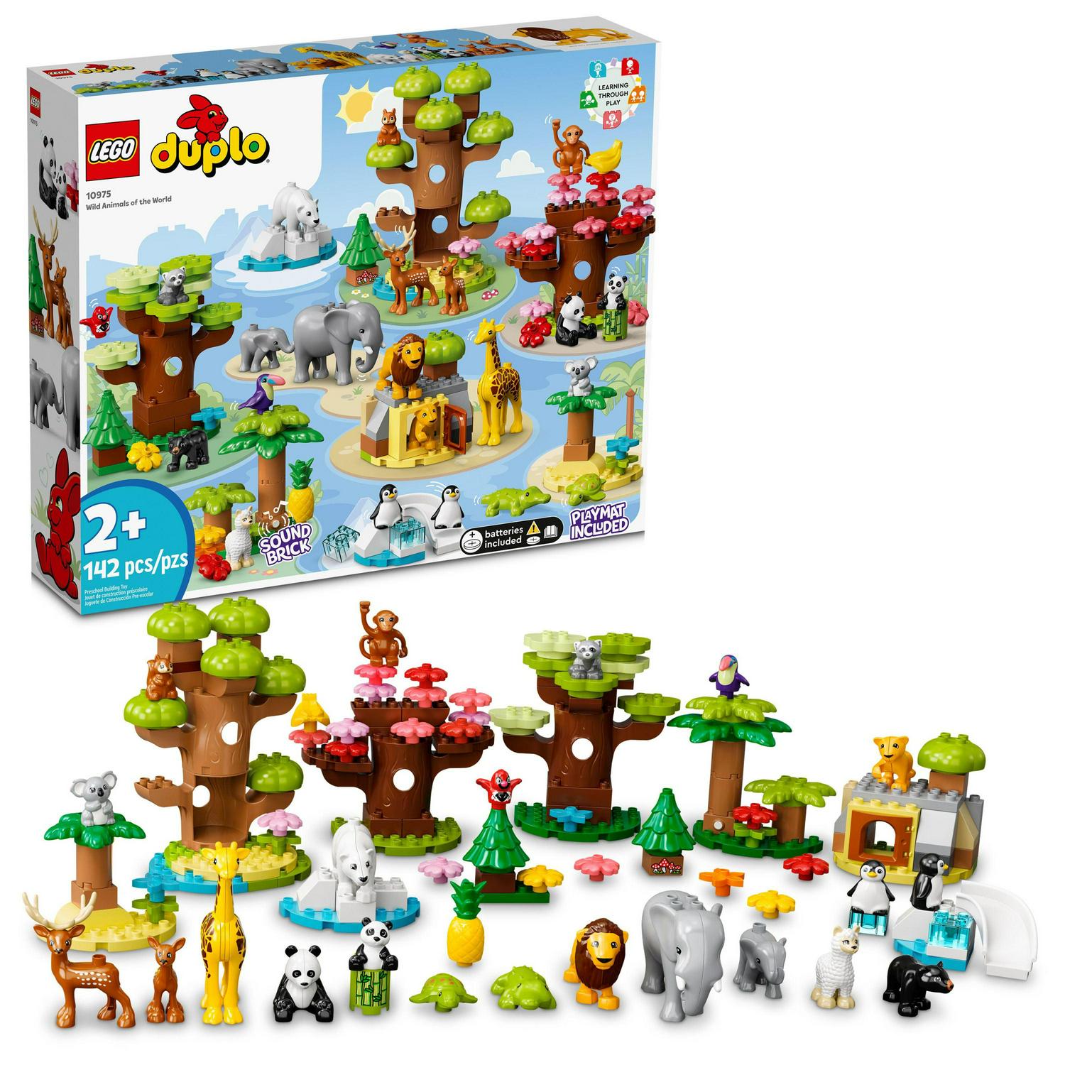 AD1B7E17-46D8-C187-0665-1175B56BC09A DUPLO Wild Animals of the World 10975 Building Toy Set (142 Pieces) - Image 1