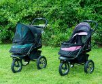 No-Zip NV Pet Stroller for Cats/Dogs, Zipperless Entry, Easy One-Hand Fold, Gel-Filled Tires, Plush Pad + Weather Cover Included, 3 colors - Image 24